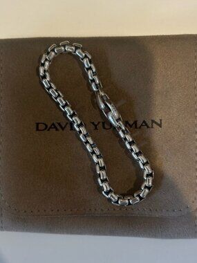 DY Bel Aire Box Chain Bracelet Sterling Silver